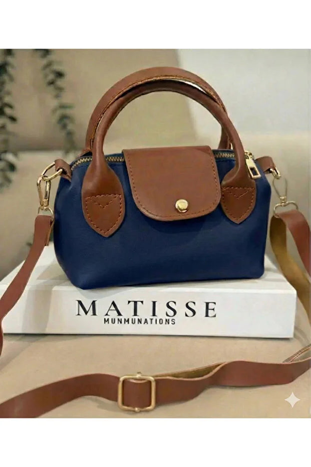 Women's Bitter Brown Mini Hand and Shoulder Bag 13X20Cm