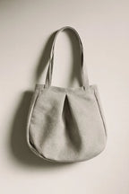 Water Green Multi-Purpose Premium Oversize Polka Dot Medium Size Canvas Women's Hand and Shoulder Bag