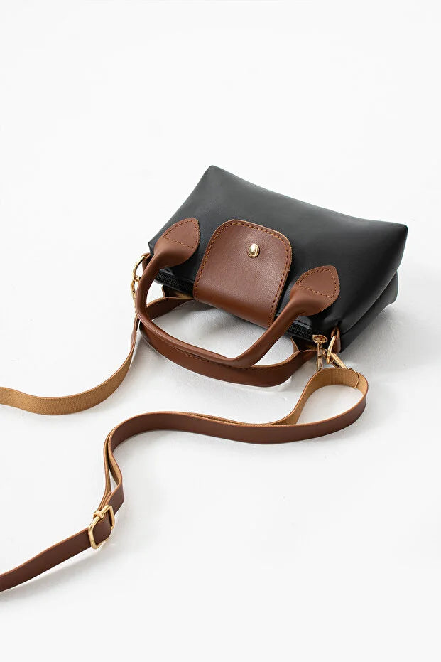 Judour Bags Women's Small Size Hand and Shoulder Bag with Faux Leather Handle