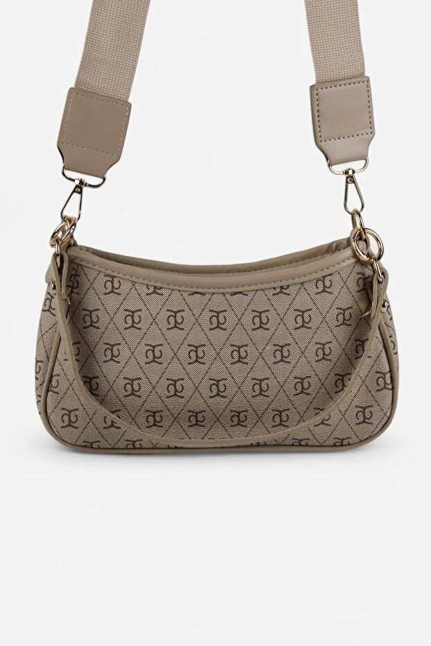 Shift Co Black Faux Leather Hand and Shoulder Bag with Snap Closure