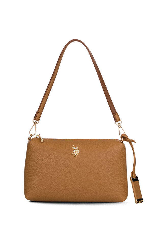 U.S. Polo Assn. Camel Women's Shoulder Bag Us26145