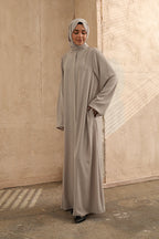 arga prive Hand Embroidered Ferace on the Shoulder