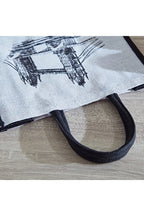 Home Box Illustrated Medium Shopping Bag - 30x38x18 cm