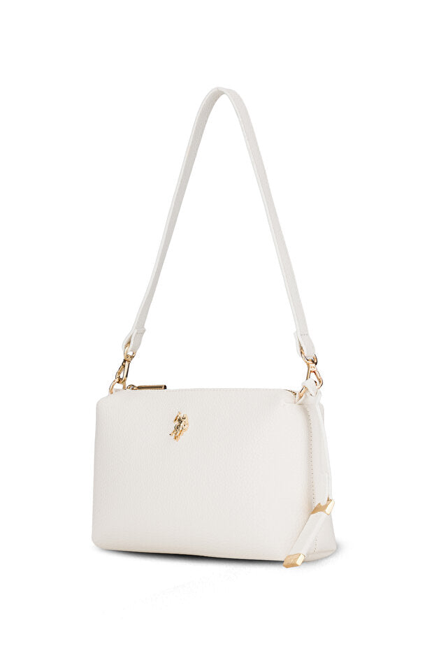 U.S. Polo Assn. White Women's Shoulder Bag Us26145