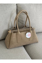 Burgundy Suede Women's Shoulder and Shoulder Bag En32 Boy16