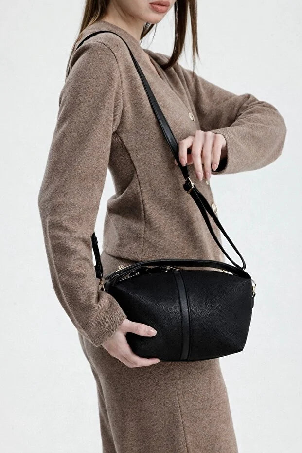 Women's Archel Suede Handbag Bitter Brown