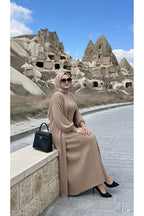 ZEROGAPRİSE Hirkali Fisherman Neck Tricot Dress