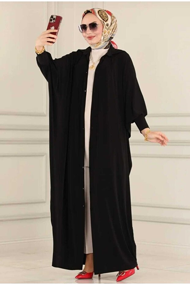 MODAMÜNASİP Wonderful Bat Sleeves Sandy Ferace