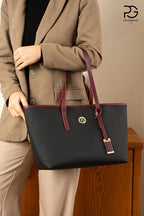 SOHO Original Women's Polo Collection Luxury Soft Leather Large Volume Oversized Classic & Stylish Shoulder Bag