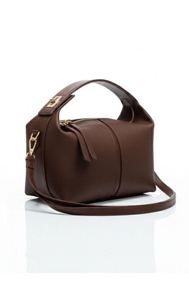 ÇANTAM GELSİN Women's Bitter Coffee Hand and Shoulder Bag