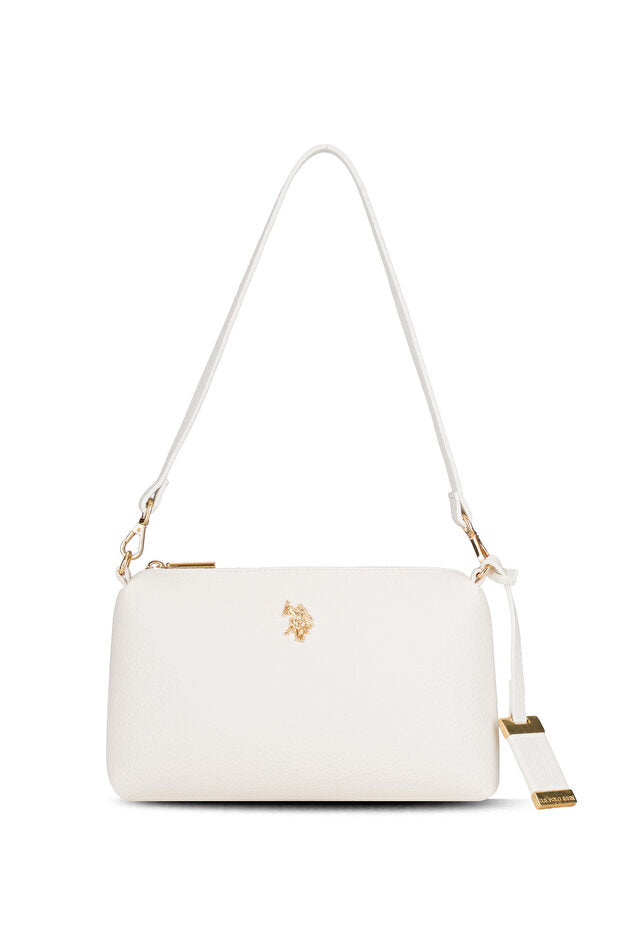 U.S. Polo Assn. White Women's Shoulder Bag Us26145