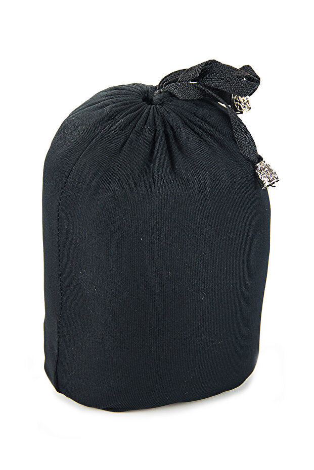 İhvan One Piece Women's Prayer Dress with Bag Black