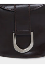 Styli Metal Buckle Detail Flap Crossbody Bag