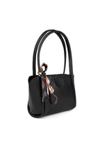 MYSTOBAG Women's Scarf Zipper Closure Shopper Hand and Shoulder Bag