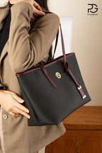 SOHO Original Women's Polo Collection Luxury Soft Leather Large Volume Oversized Classic & Stylish Shoulder Bag