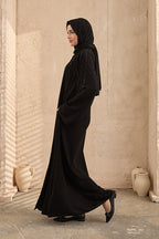 arga prive Hand Embroidered Ferace on the Shoulder