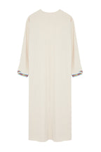 Stone Piping Detailed Woven Cap & Ferace & Abaya & Kimono Tctss24Kf00033