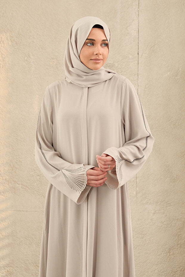 arga prive Exclusive Collection Ferace with Embroidery Stone