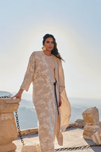 Trendyol Modest Lace Detailed Hooded Woven Ferace - Tctss25Kf00001