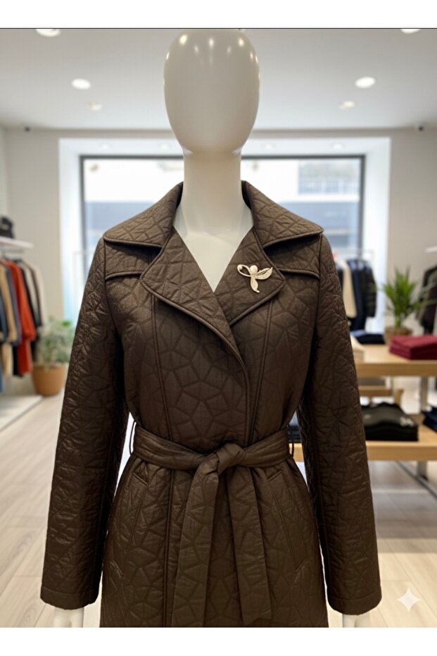 fariza tekstil Brooch Detailed Belt Buckle Snap Cap