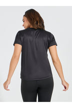 Styli Logo Detail Short Sleeves Basic Top