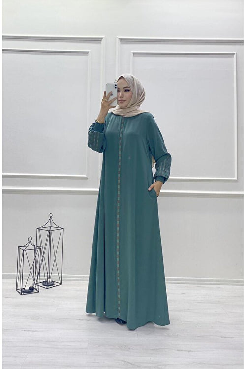 beyhanlı Embroidered abaya