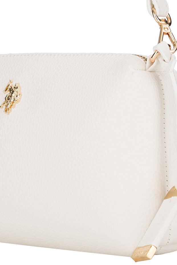 U.S. Polo Assn. White Women's Shoulder Bag Us26145