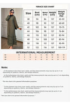 dilber fashion Ferace with Ruffled Sleeves and Hidden Zipper