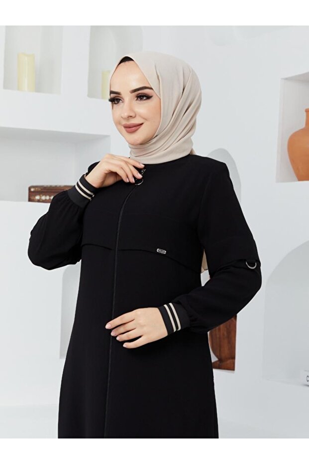 SARIAL GİYİM Sport Style Young Sleeves Ribboned D-Buckle Trend Summer Ferace