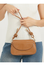 Styli Textured Shoulder Bag with Magnetic Closure