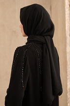 arga prive Hand Embroidered Ferace on the Shoulder