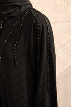 arga prive Hand Embroidered Ferace on the Shoulder