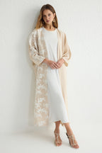 Trendyol Modest Lace Detailed Hooded Woven Ferace - Tctss25Kf00001