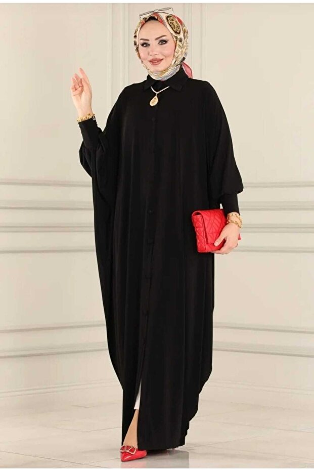 MODAMÜNASİP Wonderful Bat Sleeves Sandy Ferace