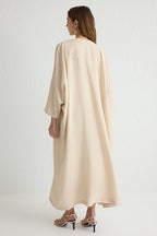 Trendyol Modest Lace Detailed Hooded Woven Ferace - Tctss25Kf00001