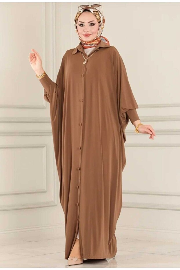 MODAMÜNASİP Wonderful Bat Sleeves Sandy Ferace