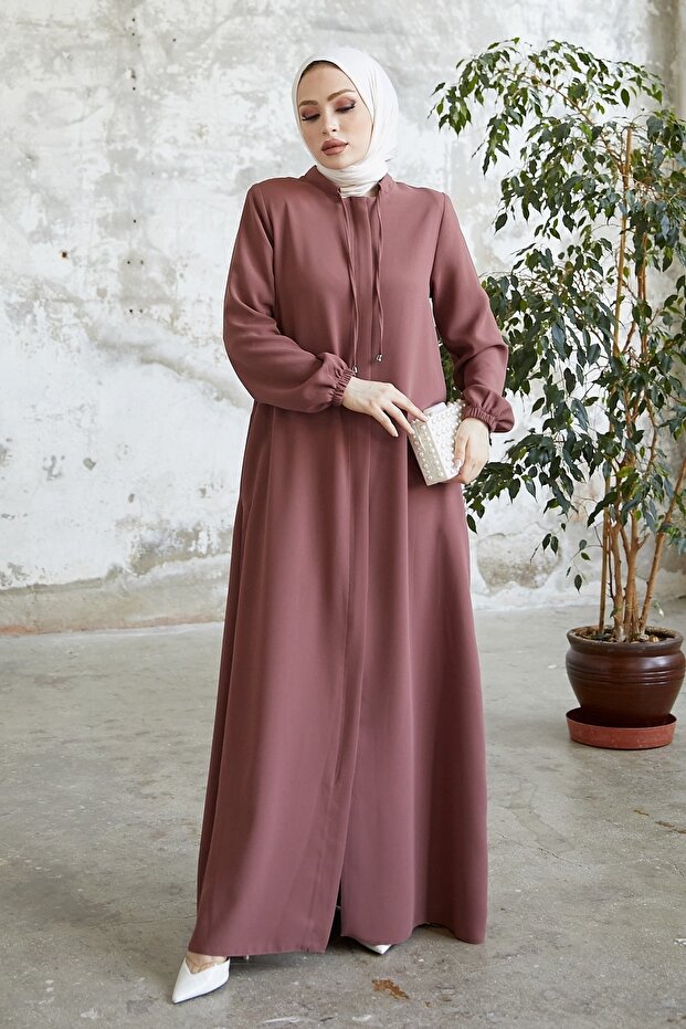 InStyle Lace Collar Hidden Pat Ferace - Dried Rose