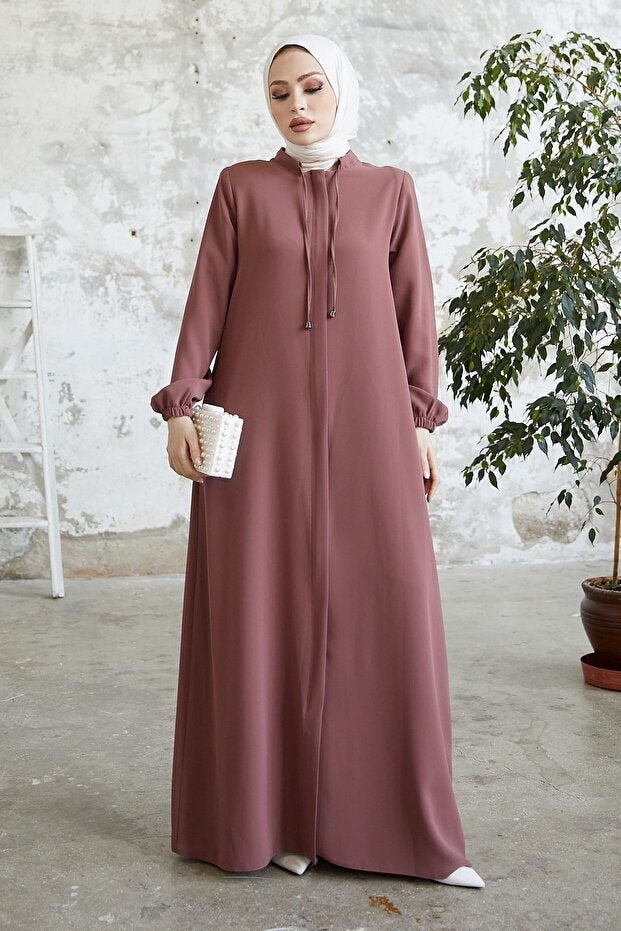 InStyle Lace Collar Hidden Pat Ferace - Dried Rose