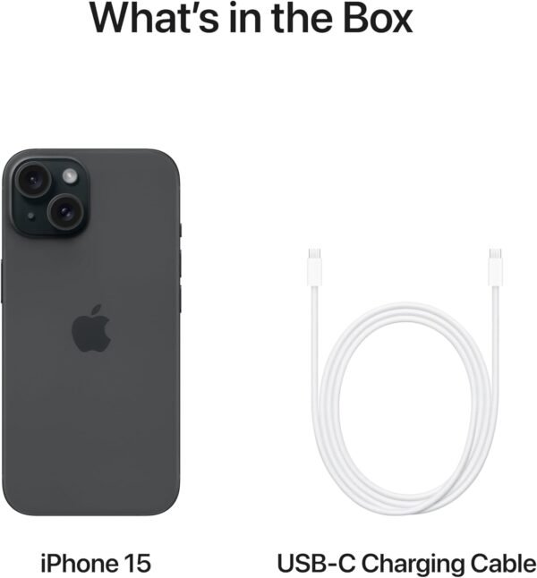Apple iPhone 15 (128 GB) - Black - Image 6