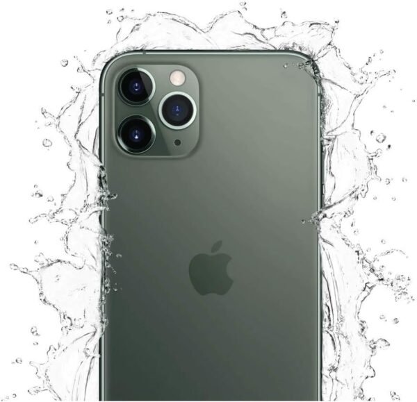 Apple iPhone 11 Pro Max with Facetime - 64GB, 4G LTE, Midnight Green, Middle East Version (Renewed) - Image 2