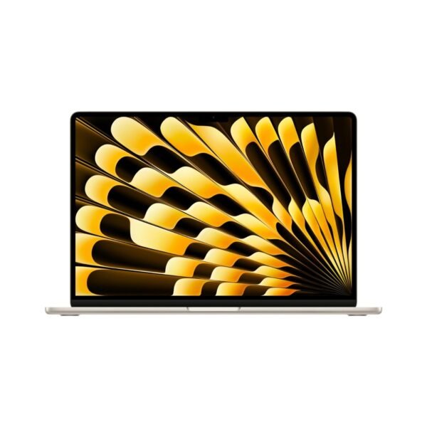 Apple 13-inch MacBook Air: Apple M3 chip with 8-core CPU and 8-core GPU, 16GB, 256GB SSD - Starlight-MC8J4AB/A Arabic/English Keyboard - PAPITA