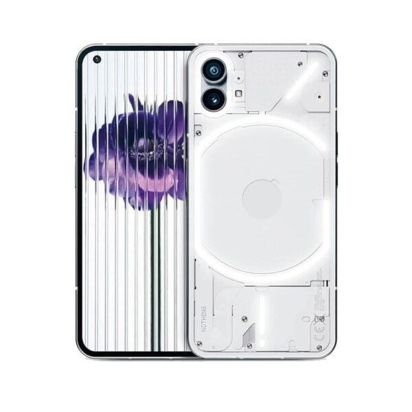 Nothing Phone (1) -12GB RAM + 256GB, Glyph Interface, 50 MP dual camera, Nothing OS, 6.55? 120Hz OLED display, White - PAPITA